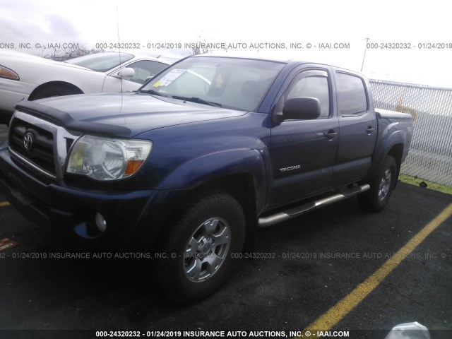 5TELU42N37Z433825 - 2007 TOYOTA TACOMA DOUBLE CAB 蓝色 照片 2