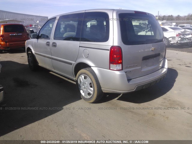 1GNDU23W18D197631 - 2008 CHEVROLET UPLANDER LS 银色 照片 3