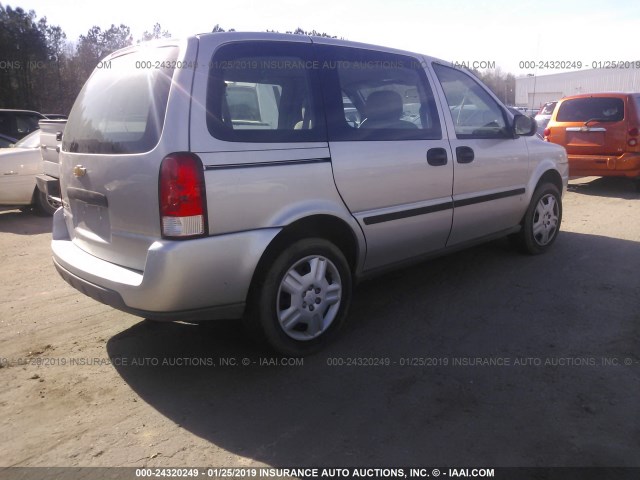 1GNDU23W18D197631 - 2008 CHEVROLET UPLANDER LS 银色 照片 4