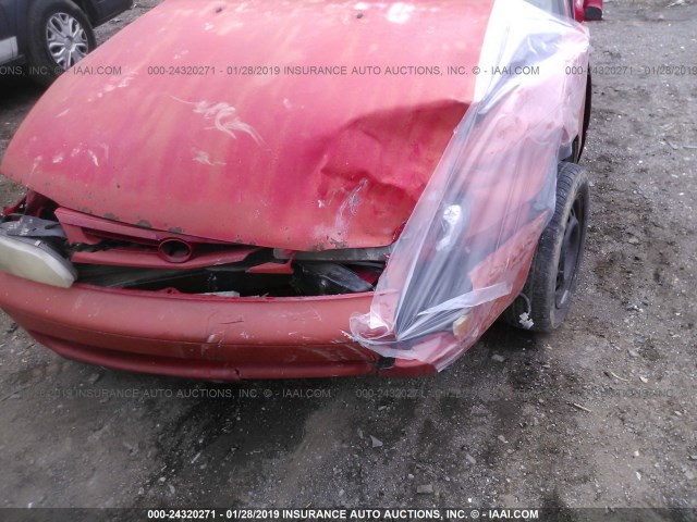 1NXBB02E5VZ582085 - 1997 TOYOTA COROLLA DX RED photo 6