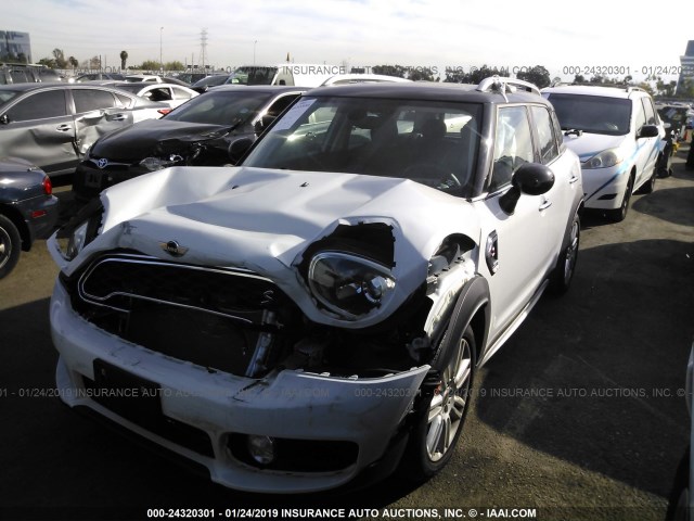 WMZYT3C33H3B66267 - 2017 MINI COOPER S COUNTRYMAN WHITE photo 2