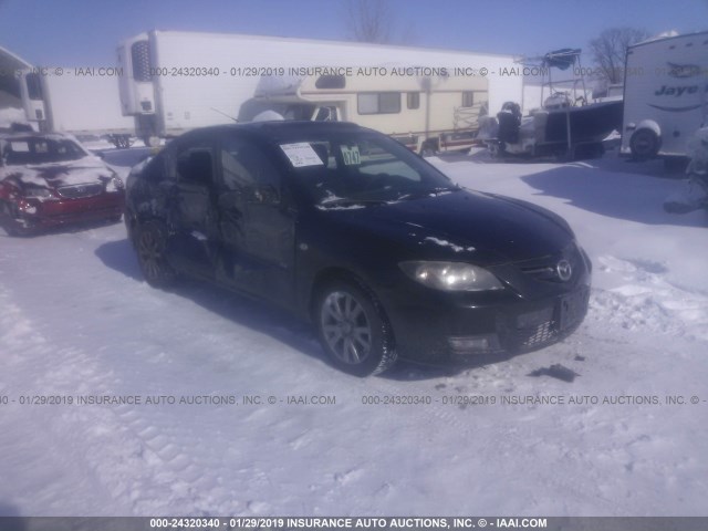 JM1BK323271668575 - 2007 MAZDA 3 S BLACK photo 1