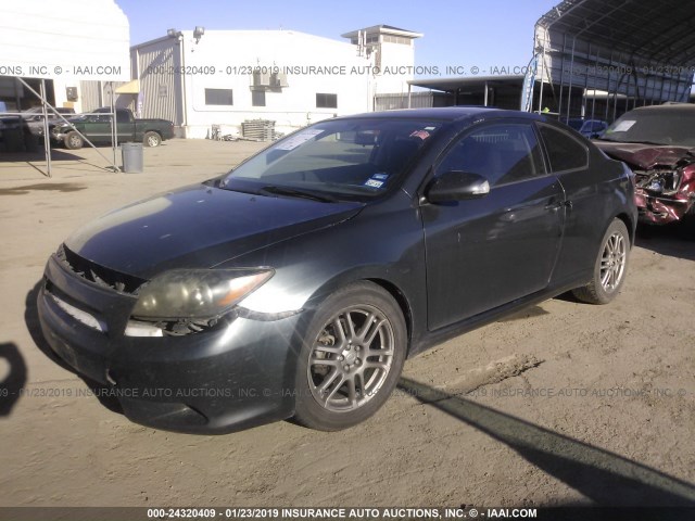 JTKDE167690288447 - 2009 TOYOTA SCION TC BLACK photo 2