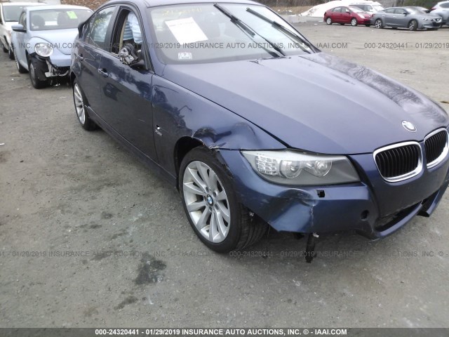 WBAPK5C52BA657390 - 2011 BMW 328 XI SULEV BLUE photo 6