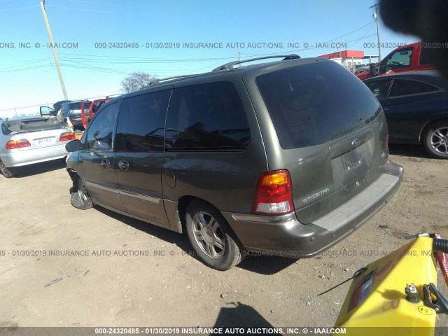 2FMZA53443BB06336 - 2003 FORD WINDSTAR SEL GREEN photo 3