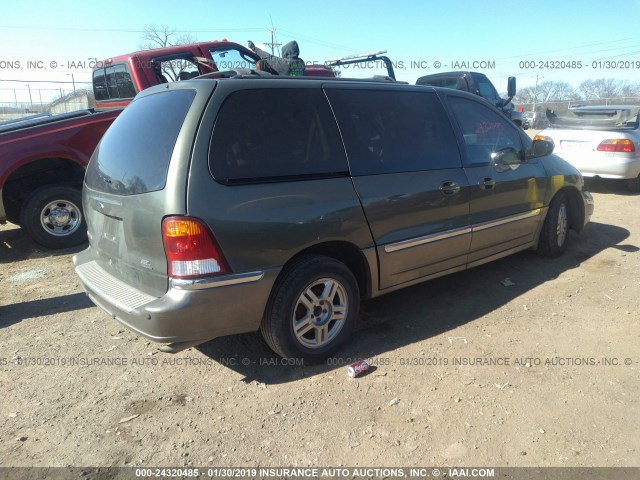 2FMZA53443BB06336 - 2003 FORD WINDSTAR SEL GREEN photo 4