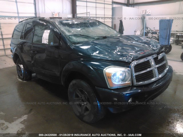 1D8HB48D44F143369 - 2004 DODGE DURANGO SLT BLUE photo 1