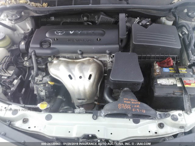 4T1BE46K97U093609 - 2007 TOYOTA CAMRY NEW GENERAT CE/LE/XLE/SE SILVER photo 10