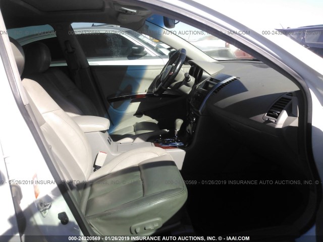 1N4BA41E58C819285 - 2008 NISSAN MAXIMA SE/SL WHITE photo 5