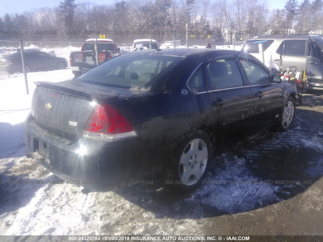 2G1WD58C069334336 - 2006 CHEVROLET IMPALA SUPER SPORT BLACK photo 4