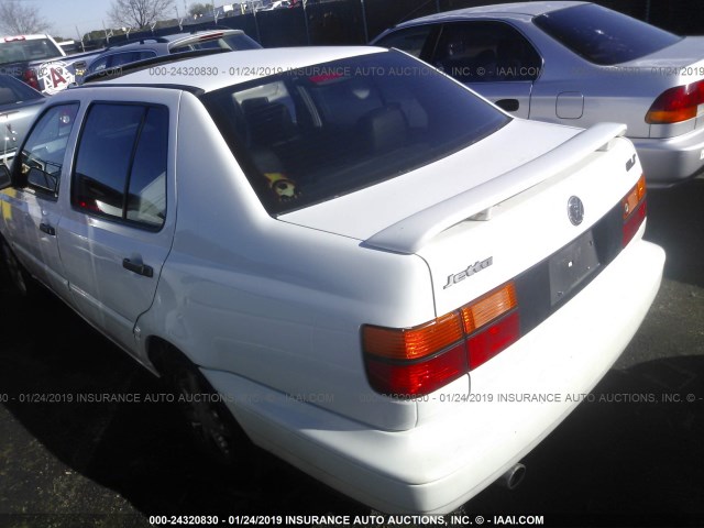 3VWSB81H6VM046732 - 1997 VOLKSWAGEN JETTA GLS WHITE photo 3