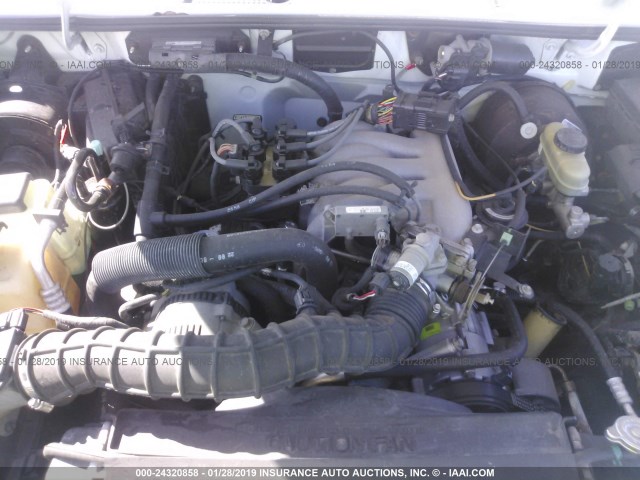 1FTYR10V5XPA26248 - 1999 FORD RANGER WHITE photo 10