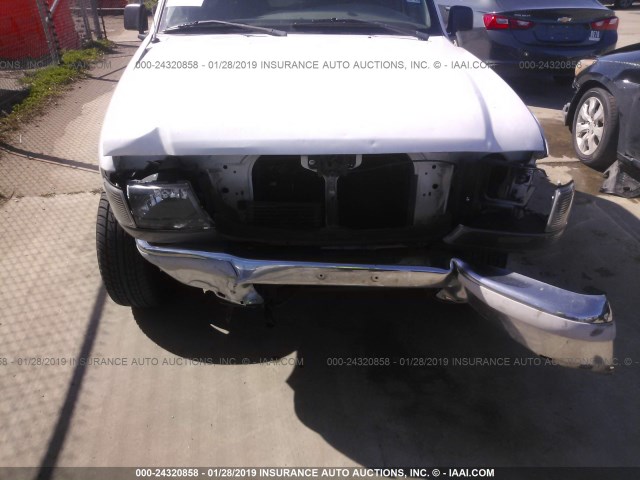 1FTYR10V5XPA26248 - 1999 FORD RANGER WHITE photo 6