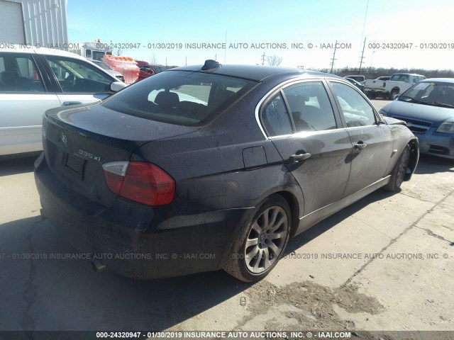 WBAVD53537A007542 - 2007 BMW 335 XI BLUE photo 4