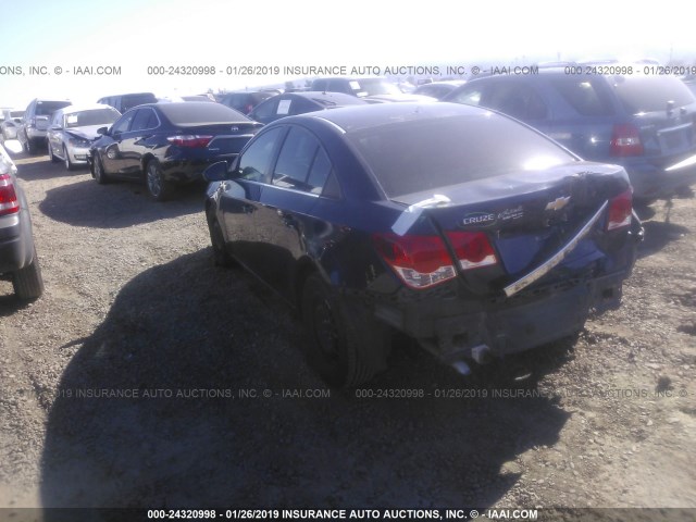 1G1PC5SH4B7221707 - 2011 CHEVROLET CRUZE LS 蓝色 照片 3