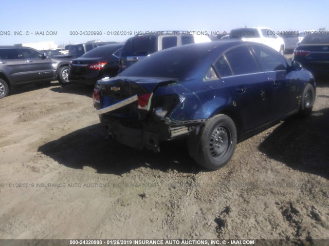 1G1PC5SH4B7221707 - 2011 CHEVROLET CRUZE LS 蓝色 照片 4