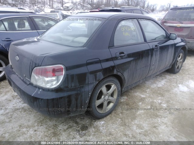 JF1GD61607H522282 - 2007 SUBARU IMPREZA 2.5I BLACK photo 4