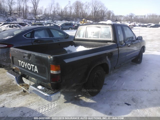 JT4VN93D0P5038092 - 1993 TOYOTA PICKUP 1/2 TON EX LONG WHLBSE DX BLACK photo 4