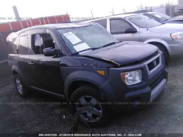 5J6YH28553L050476 - 2003 HONDA ELEMENT EX BLACK photo 1