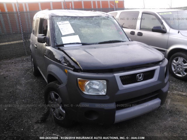 5J6YH28553L050476 - 2003 HONDA ELEMENT EX BLACK photo 6