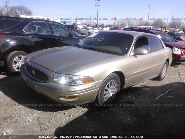 1G4HR54K85U132906 - 2005 BUICK LESABRE LIMITED GOLD photo 2