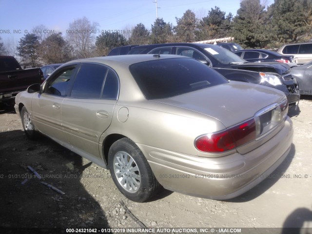 1G4HR54K85U132906 - 2005 BUICK LESABRE LIMITED GOLD photo 3