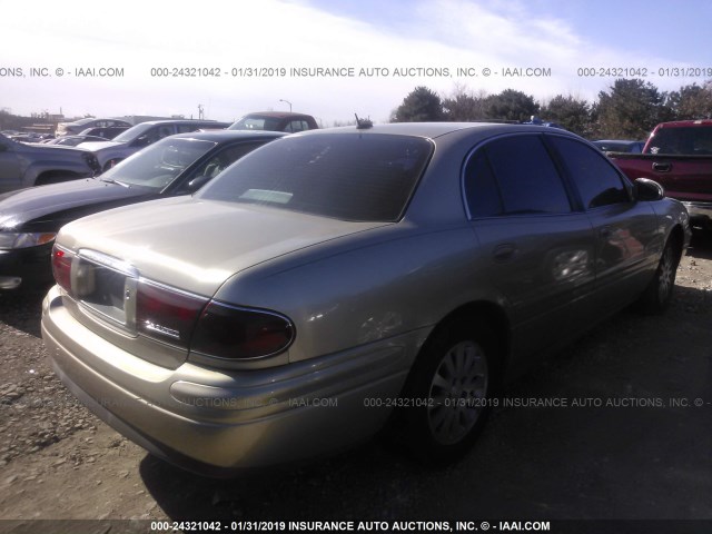 1G4HR54K85U132906 - 2005 BUICK LESABRE LIMITED GOLD photo 4