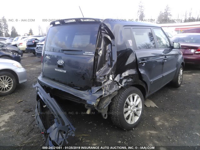 KNDJT2A62C7446639 - 2012 KIA SOUL +/!/SPORT BLACK photo 4