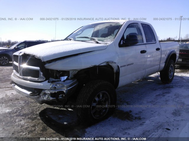 3D7KU28D83G712990 - 2003 DODGE RAM 2500 ST/SLT WHITE photo 2