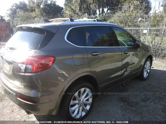 LRBFXESX2GD167720 - 2016 BUICK ENVISION PREMIUM BROWN photo 4