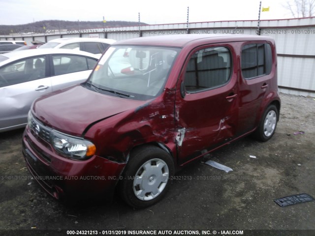 JN8AZ2KR9CT251589 - 2012 NISSAN CUBE S/SL/KROM RED photo 2