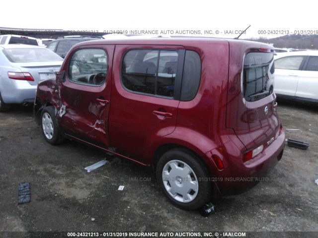 JN8AZ2KR9CT251589 - 2012 NISSAN CUBE S/SL/KROM RED photo 3