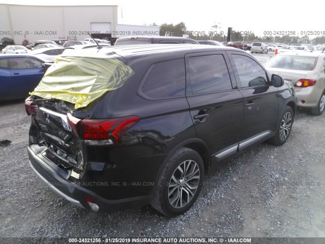 JA4AD2A38GZ062355 - 2016 MITSUBISHI OUTLANDER ES BLACK photo 4