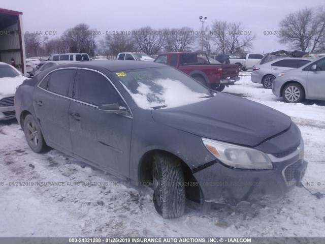 1G11B5SL3EF186987 - 2014 CHEVROLET MALIBU LS GRAY photo 1