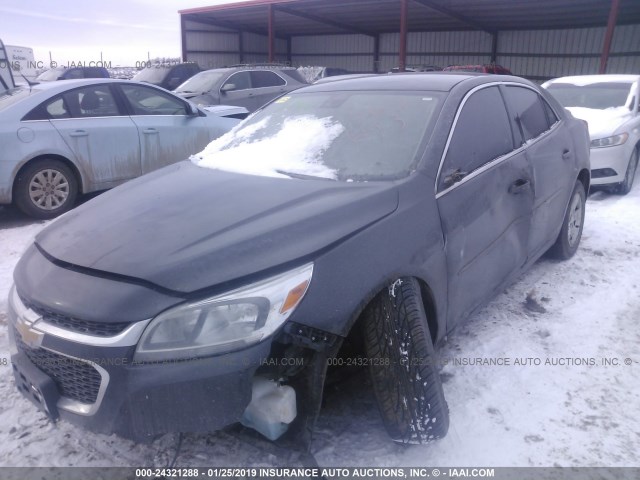 1G11B5SL3EF186987 - 2014 CHEVROLET MALIBU LS GRAY photo 6