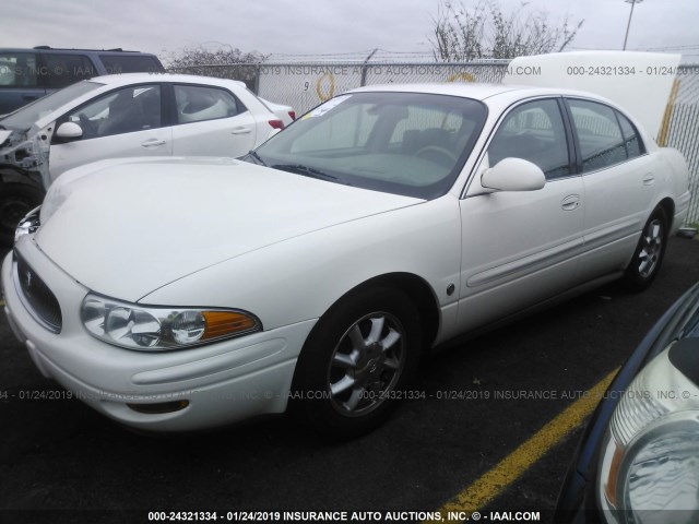 1G4HR54K53U127062 - 2003 BUICK LESABRE LIMITED WHITE photo 2