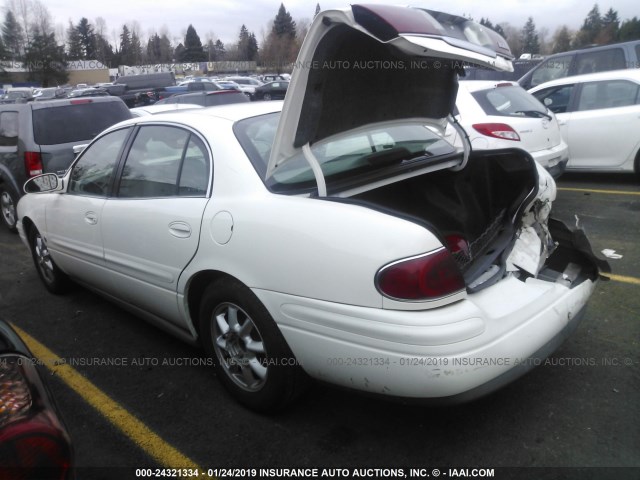 1G4HR54K53U127062 - 2003 BUICK LESABRE LIMITED WHITE photo 3