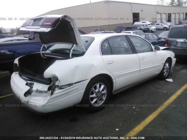 1G4HR54K53U127062 - 2003 BUICK LESABRE LIMITED WHITE photo 4