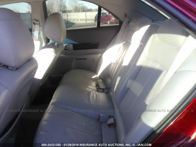 1LNHM86S94Y688016 - 2004 LINCOLN LS წითელი ფოტო 8