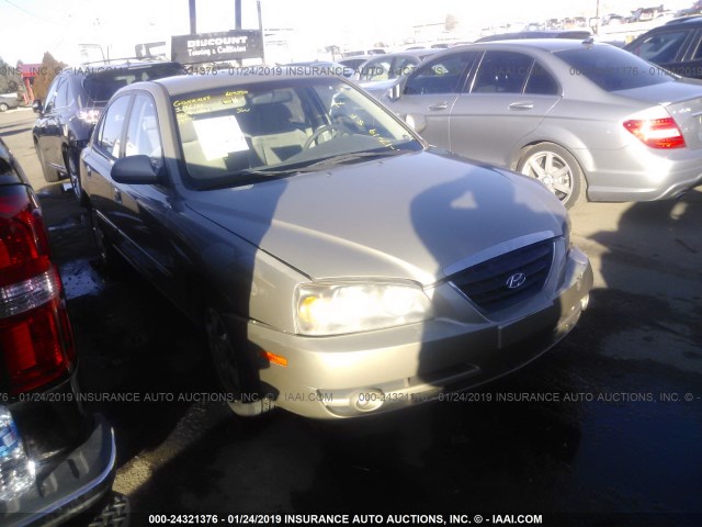 KMHDN46D76U375434 - 2006 HYUNDAI ELANTRA GLS/GT/LIMITED TAN photo 1