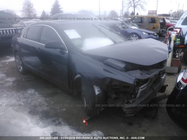 1G1ZG57B794260305 - 2009 CHEVROLET MALIBU LS BLACK photo 1