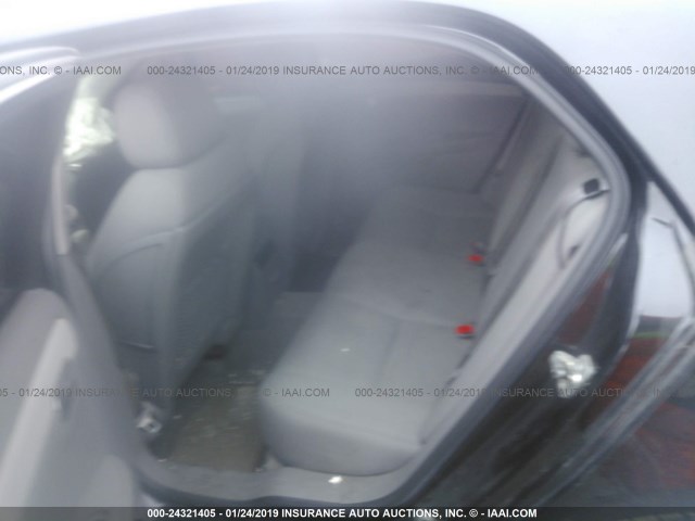 1G1ZG57B794260305 - 2009 CHEVROLET MALIBU LS BLACK photo 8