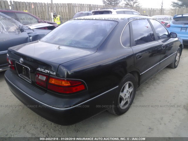 4T1BF18B7WU226763 - 1998 TOYOTA AVALON XL/XLS BLACK photo 4