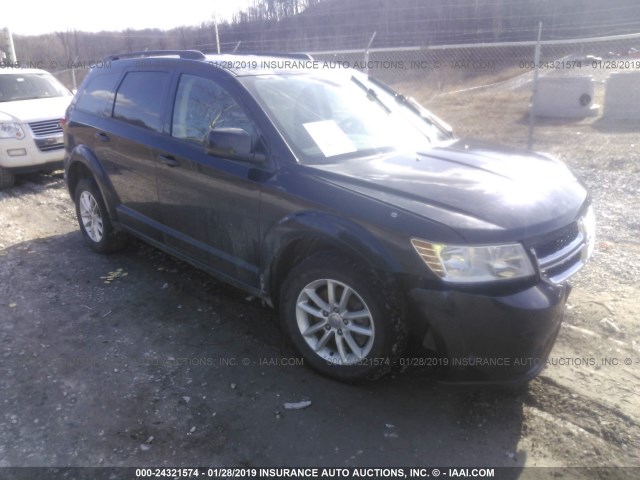 3C4PDCBG4FT754755 - 2015 DODGE JOURNEY SXT BLACK photo 1