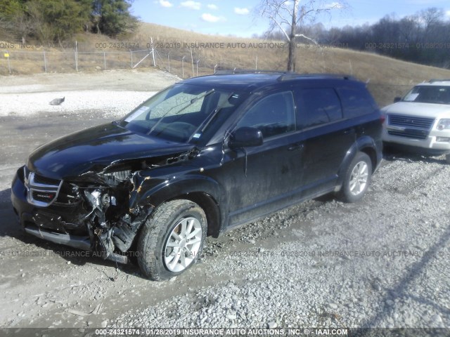 3C4PDCBG4FT754755 - 2015 DODGE JOURNEY SXT BLACK photo 2