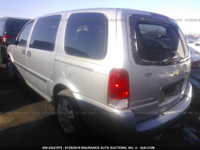 1GNDV23L86D116172 - 2006 CHEVROLET UPLANDER LS SILVER photo 3