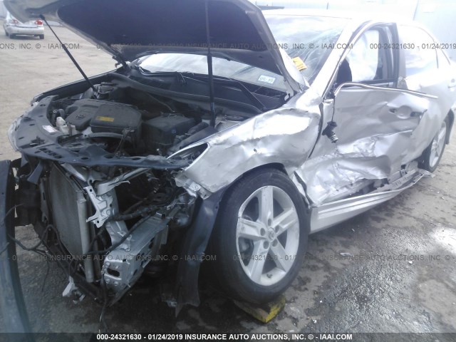 4T1BF1FK2CU615776 - 2012 TOYOTA CAMRY SE/LE/XLE 银色 照片 6