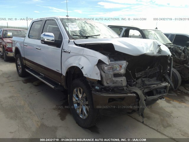 1FTEW1EG6GKD71467 - 2016 FORD F150 SUPERCREW WHITE photo 1