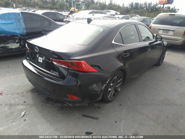 JTHBA1D23H5057975 - 2017 LEXUS IS 200T 黑色 照片 4