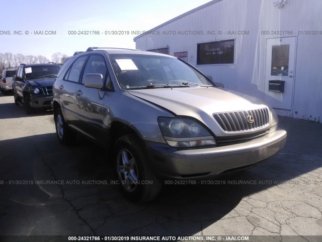 JT6HF10U6Y0097704 - 2000 LEXUS RX GOLD photo 1